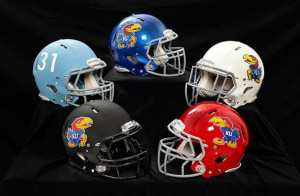 17 new kansas football helmets - 2013 college football helmets