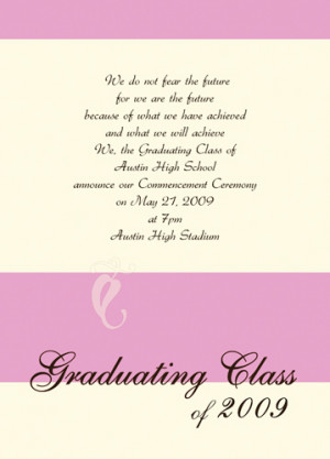 College Graduation Party Invitation Wording Samples