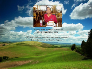 You're Forever In Our Hearts Papa