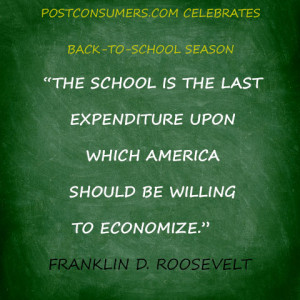 ... which America should be willing to economize.” Franklin D. Roosevelt