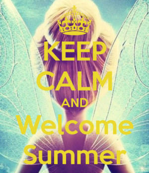 Free “Keep calm and welcome summer” cards