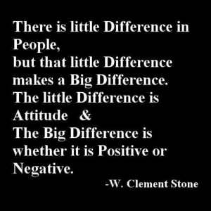 Difference in People - W.Clement Stone