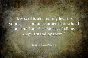 Passion by Lauren Kate (#3 in Fallen series) Quote