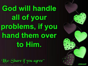 ... Wallpaper on Problem: God will handle all of your problems
