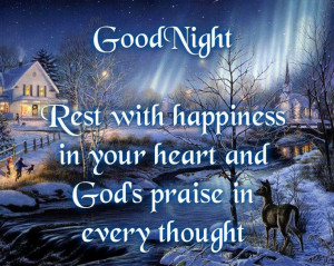 God bless and be with you all, Good Night !