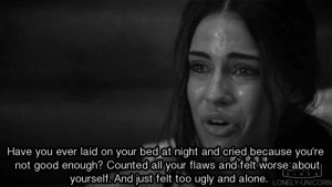 girl mine quote depressed sad lonely hurt alone typo crying ok 90210 I ...