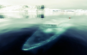 Sunken Yacht Antarctica