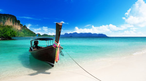 boat at thailand beach wallpaper name boat at thailand beach category ...