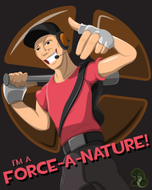 TF2 Scout Tee-Graphic by Primogenitor34