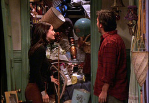 Chandler finds out what's in Monica's closet.