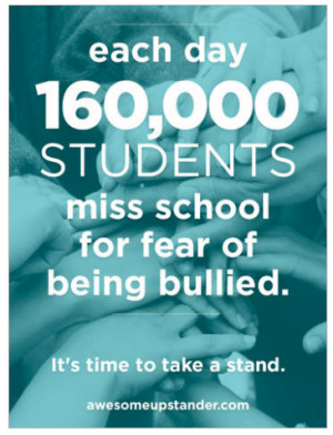 Did you know that October is National Anti-Bullying Awareness month?