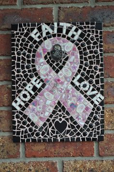 pink ribbon mosaic More