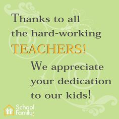National Teachers Appreciation Day thank you quotes