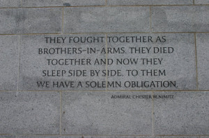 Washington DC WWII Memorial Quotes