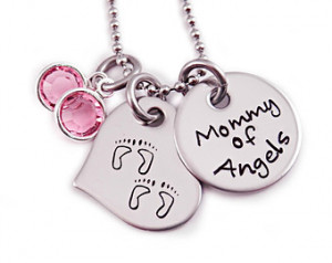 ... Steel Heart - Miscarriage Memorial - Twin Miscarriage - Twin Loss