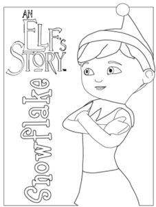 elf on the shelf coloring pages - Google Search