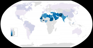 Description Global prevalence of consanguinity.svg