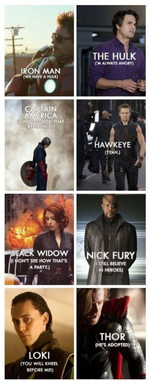Hawkeye Avengers Quotes