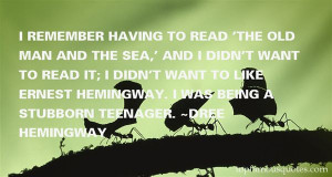 Top Quotes About The Sea Hemingway