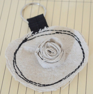 Key Chain made from drop cloth canvas and by sewafineseam on Etsy, $9 ...