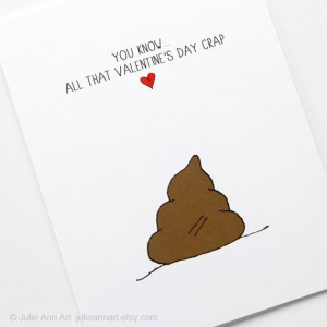 Funny Valentines Day Card. Anti-Valentines Day Card. Single Awareness ...