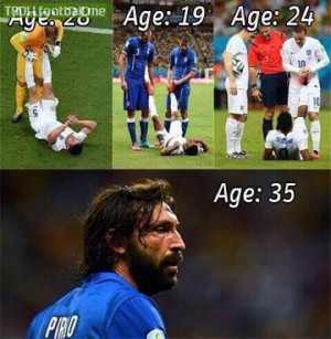 Andrea Pirlo still the best at the age of 35 !