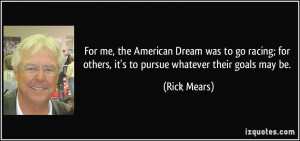 More Rick Mears Quotes