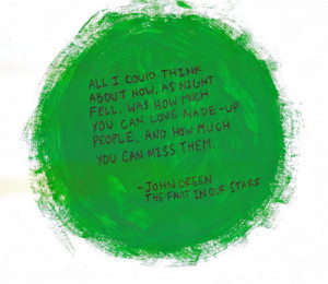 love mine quote green paint john green the fault in our stars