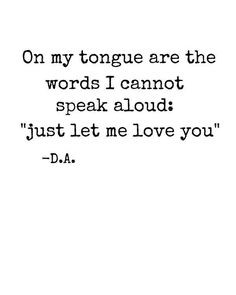 Unspoken Words