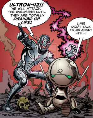 LIID Week 95: Ultron and Marvin! by johntrumbull