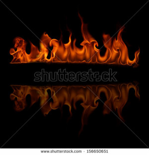 Halloween Red Burning Fire