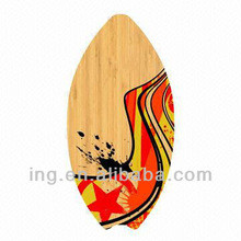 wood skimboard for surf beginners