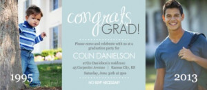 Descriptive College Graduation Invitation Wording