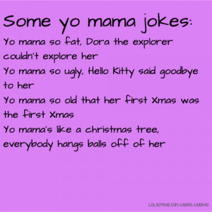 Yo Mama So Fat Jokes