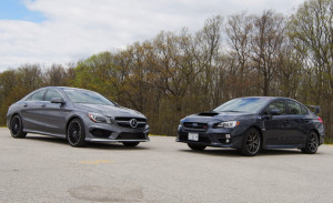 2015 Subaru WRX STI vs Mercedes CLA45 AMG
