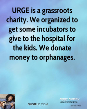URGE is a grassroots charity. We organized to get some incubators to ...