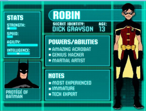 Young Justice: Illustrated Character Bios