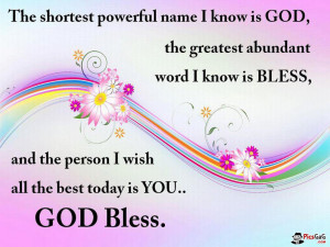 God Bless You Quote Wallpaper and All The Best Quote.