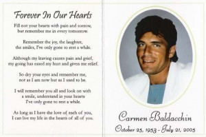 In Loving Memory of Carmen Baldacchin