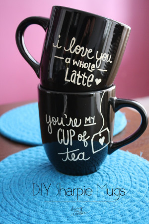 ... – your very own DIY Sharpie mugs! A perfect customizable DIY gift