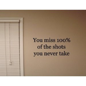 ... YOU NEVER TAKE Vinyl wall quotes stickers sayings home art decor decal