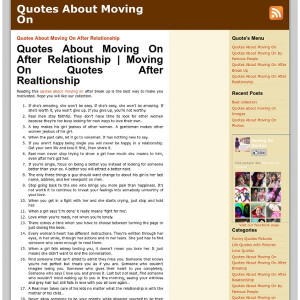 Quotes About Moving On After Relationship
