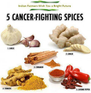 Five Cancer Fighting Spices