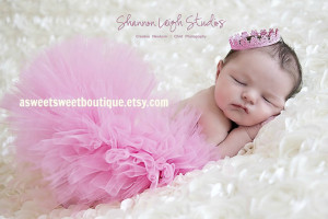 Pretty Pink Princess Tutu Set From The Sweet Baby Royalty Newborn Tutu ...