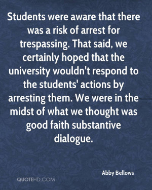 ... in the midst of what we thought was good faith substantive dialogue