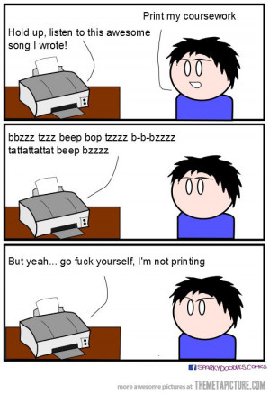 Funny photos funny printer sound broken comic