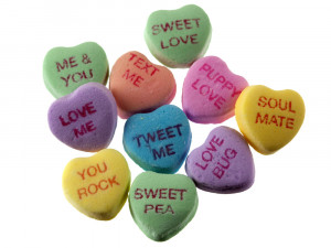 ... sweethearts the candy with all those short sms like sayings they have