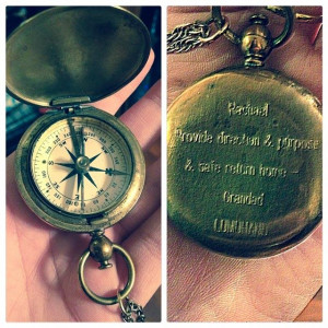 love this and the story behind this Compass Necklace. Most ...