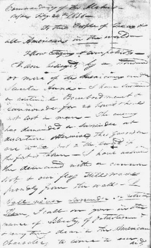 this is the letter that colonel william b travis wrote as the mexican ...