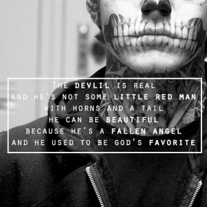 ... He’s Not Some Little Red Man With Horns And a Tail ~ Apology Quote